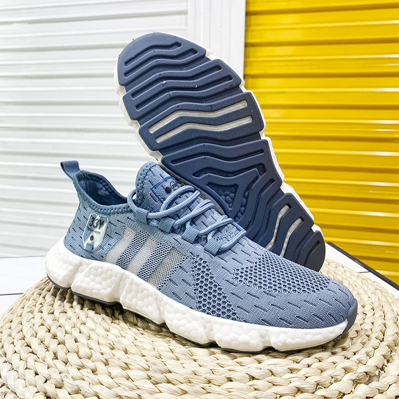 Ortopedyczne buty sportowe z siateczką — z podparciem łuku stopy, łagodzące ból; miękkie i amortyzujące.