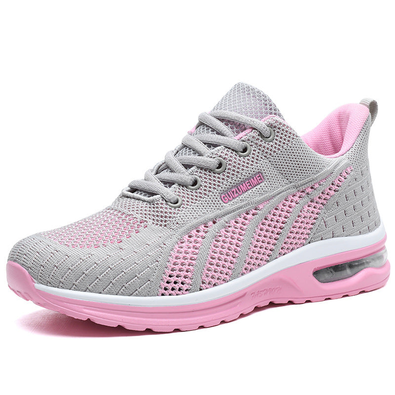 Ortopedyczne buty sportowe z siateczki – wsparcie łuku stopy, amortyzacja, ochrona kolan, oddychające i suche.