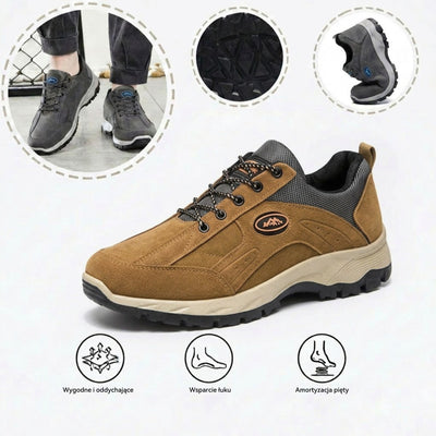 Ergonomiczne buty ortopedyczne — z podparciem łuku stopy, amortyzacją wstrząsów podczas chodzenia i łagodzeniem bólu stóp