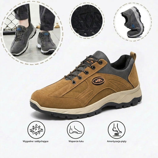 Ergonomiczne buty ortopedyczne — z podparciem łuku stopy, amortyzacją wstrząsów podczas chodzenia i łagodzeniem bólu stóp