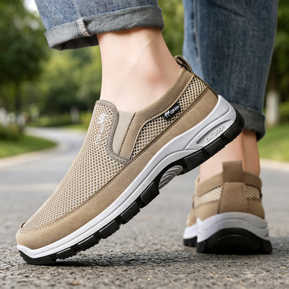 Ortopedyczne buty sportowe z siateczką — z podparciem łuku stopy, łagodzące ból; miękkie i amortyzujące.