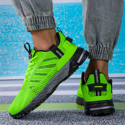 Sportowe buty ortopedyczne z siateczki — z podparciem łuku stopy i amortyzacją przyjazną dla kolan