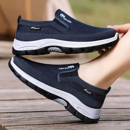 Ortopedyczne buty sportowe z siateczką — z podparciem łuku stopy, łagodzące ból; miękkie i amortyzujące.