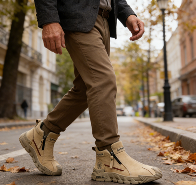 Wygodne buty ortopedyczne — miękkie i wygodne, zapewniające doskonałe wsparcie — łagodzą ból stóp.