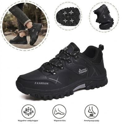 Terenowe buty ortopedyczne do trekkingu — z podparciem łuku stopy i antypoślizgową przyczepnością na każdym terenie