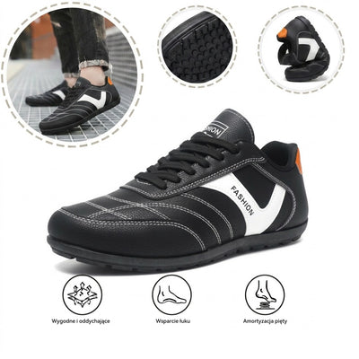 Sportowo-rekreacyjne buty ortopedyczne — z podparciem łuku stopy, łączą styl i wygodę