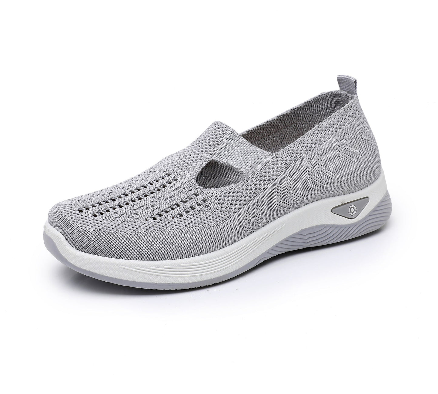 Ortopedyczne buty sportowe z siateczką – z podparciem łuku stopy, łagodzące ból; miękkie i amortyzujące.