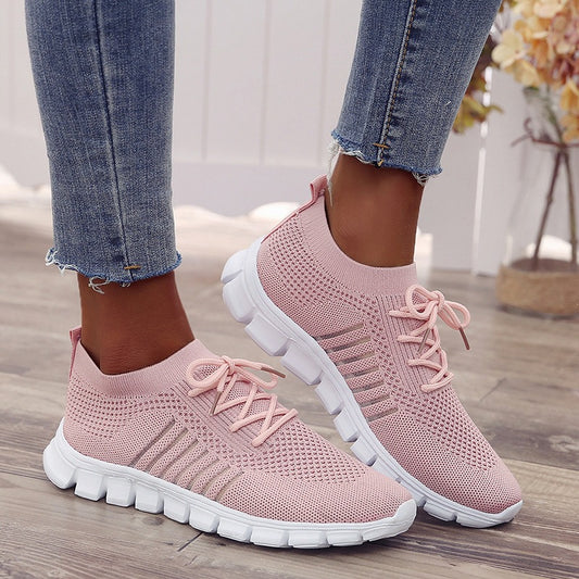 Ortopedyczne buty sportowe z siateczką — z podparciem łuku stopy, łagodzące ból; miękkie i amortyzujące.