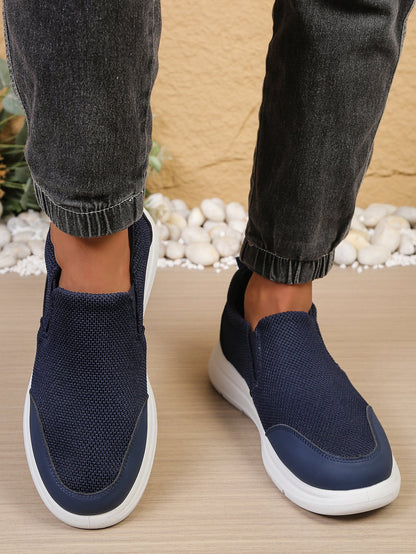 Buty ortopedyczne z siateczki w casualowym stylu — z podparciem łuku stopy, łatwe do zakładania i zdejmowania