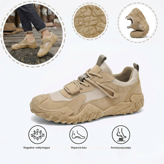 Ortopedyczne buty trekkingowe — z podparciem łuku stopy dla wygody podczas chodzenia