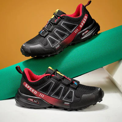 Wygodne buty sportowe z wkładką ortopedyczną – z podparciem łuku stopy, antypoślizgowe, oddychające i wytrzymałe.
