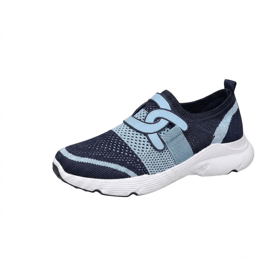 Ortopedyczne buty sportowe z siateczką – z podparciem łuku stopy, łagodzące ból; miękkie i amortyzujące.