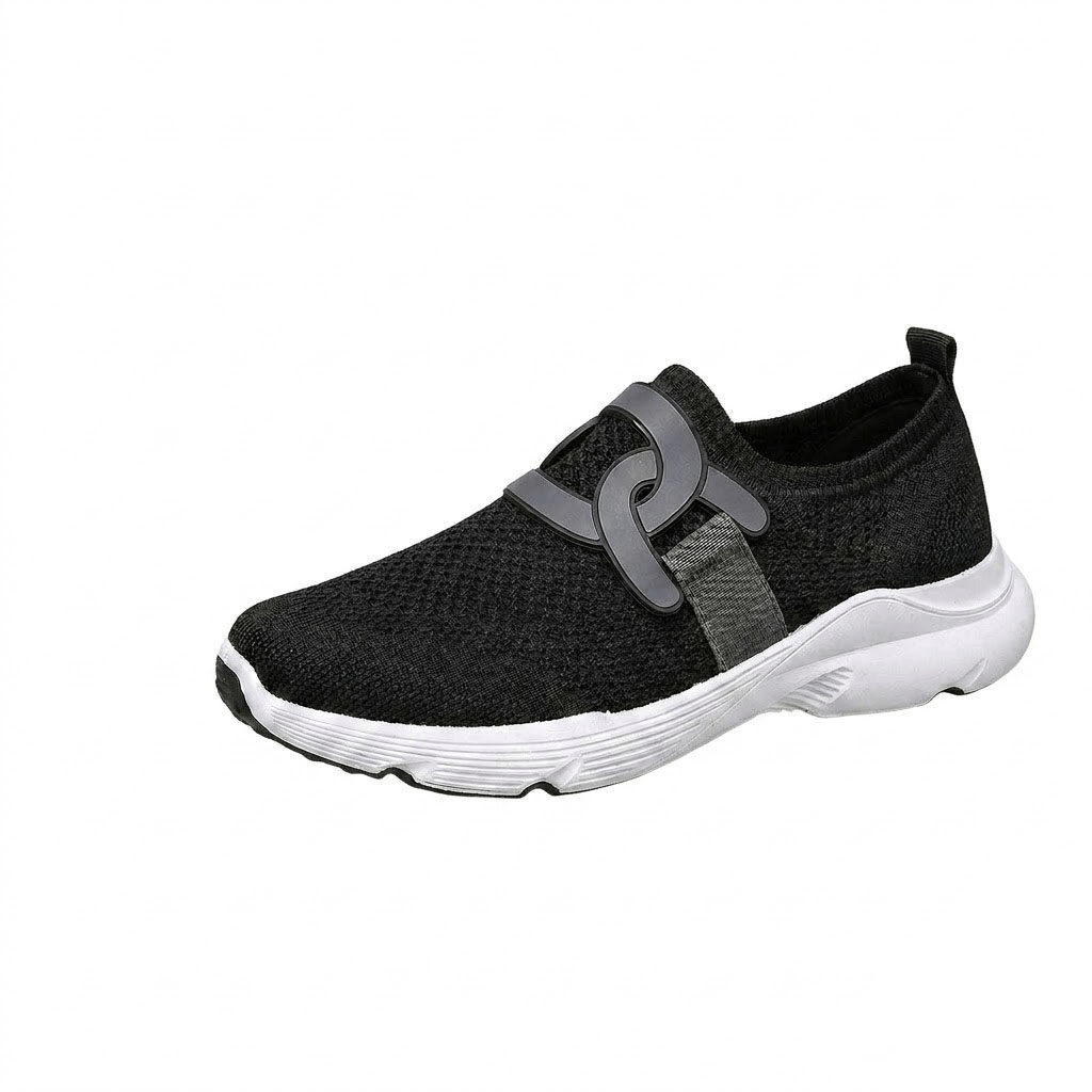 Ortopedyczne buty sportowe z siateczką – z podparciem łuku stopy, łagodzące ból; miękkie i amortyzujące.