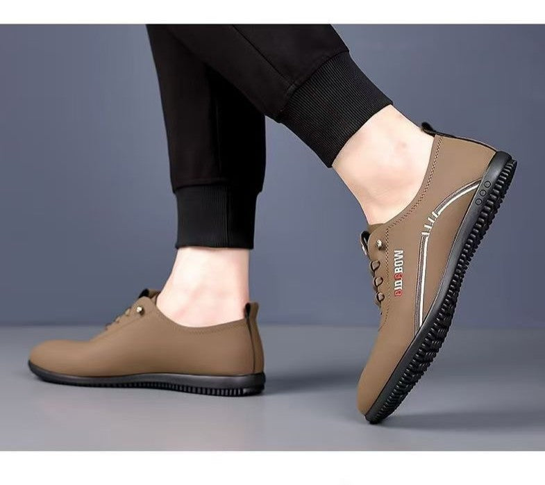 Ergonomiczne buty ortopedyczne ze skóry — wykonane z najwyższej jakości włoskiej skóry bydlęcej, z podparciem łuku stopy, które pomaga złagodzić ból stóp