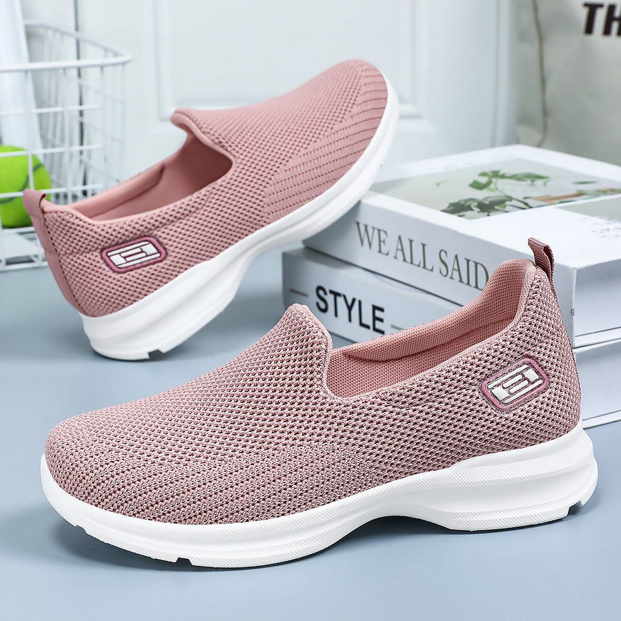 Ortopedyczne buty sportowe z siateczką — z podparciem łuku stopy, łagodzące ból; miękkie i amortyzujące.