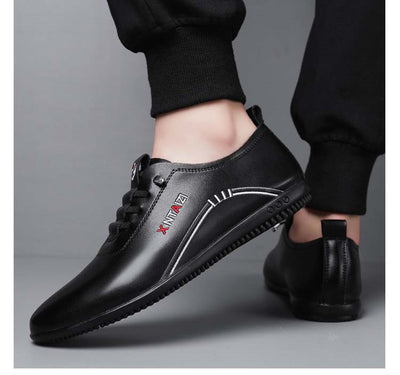 Ergonomiczne buty ortopedyczne ze skóry — wykonane z najwyższej jakości włoskiej skóry bydlęcej, z podparciem łuku stopy, które pomaga złagodzić ból stóp