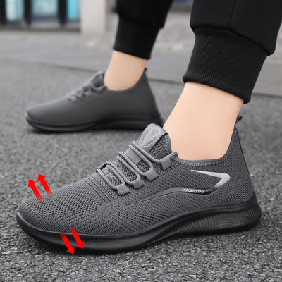 Ortopedyczne buty sportowe z siateczką — z podparciem łuku stopy, łagodzące ból; miękkie i amortyzujące.