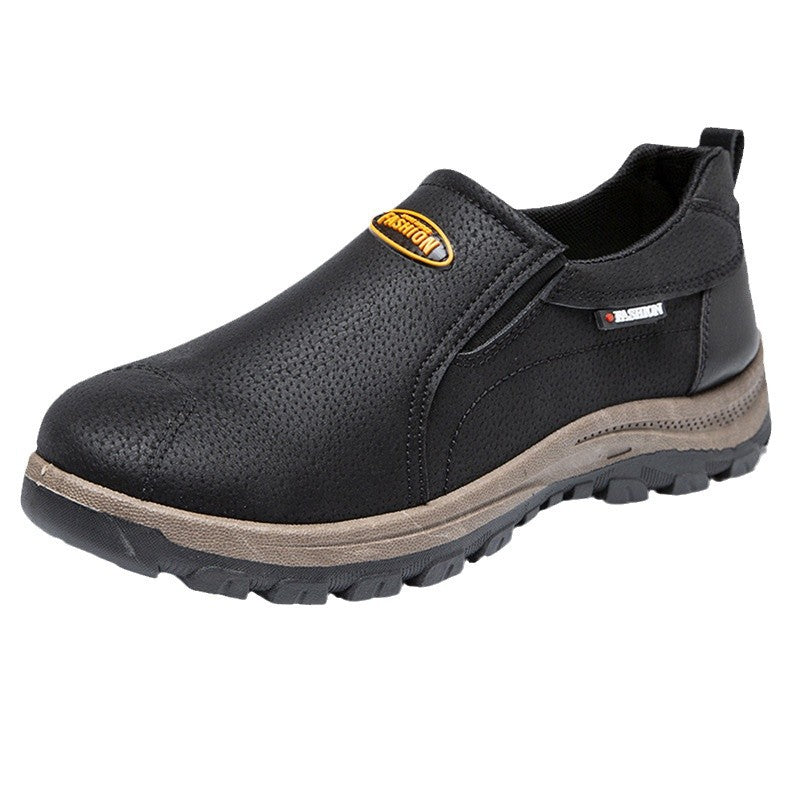 Wygodne buty ortopedyczne z zamszu — z podparciem łuku stopy, łagodzące ból, antypoślizgowe i amortyzujące.