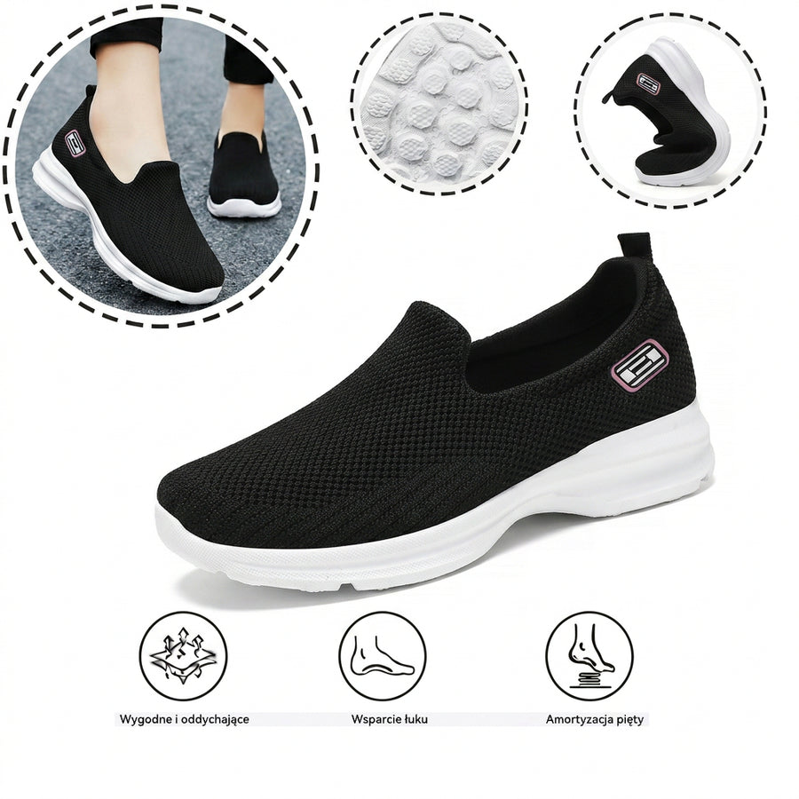 Ortopedyczne buty sportowe z siateczką — z podparciem łuku stopy, łagodzące ból; miękkie i amortyzujące.