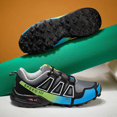 Wygodne buty sportowe z wkładką ortopedyczną – z podparciem łuku stopy, antypoślizgowe, oddychające i wytrzymałe.