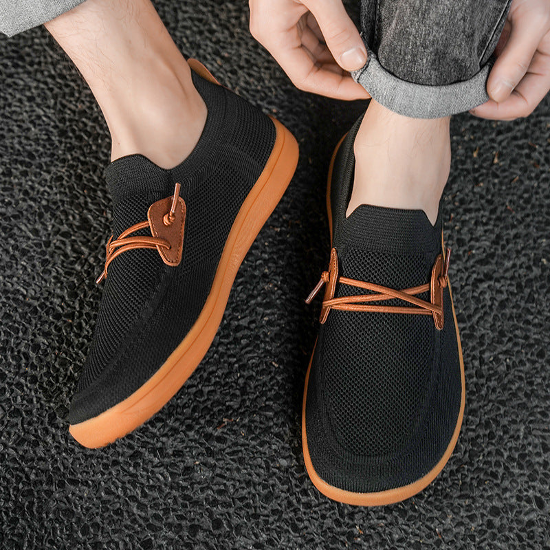 Ortopedyczne buty sportowe z siateczką — z podparciem łuku stopy, łagodzące ból; miękkie i amortyzujące.