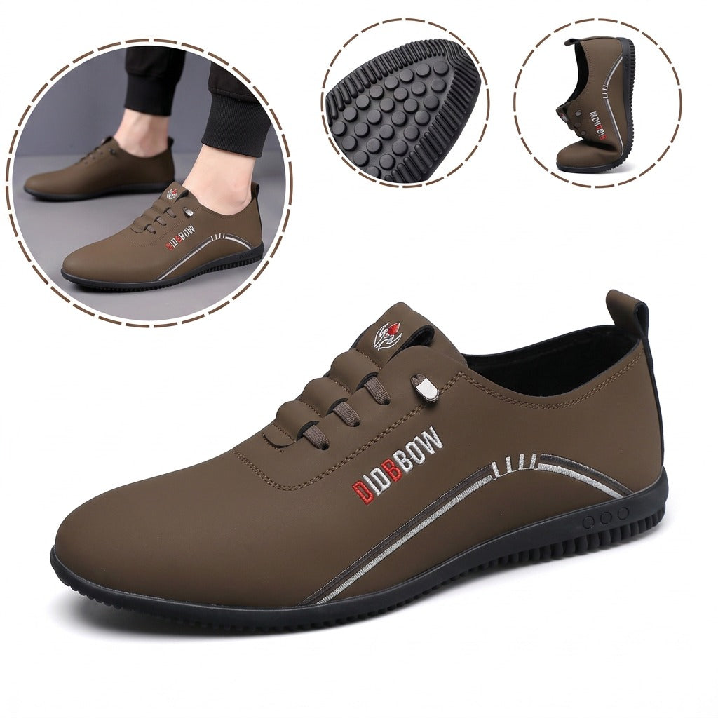 Ergonomiczne buty ortopedyczne ze skóry — wykonane z najwyższej jakości włoskiej skóry bydlęcej, z podparciem łuku stopy, które pomaga złagodzić ból stóp