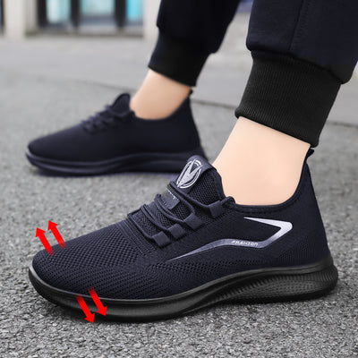 Ortopedyczne buty sportowe z siateczką — z podparciem łuku stopy, łagodzące ból; miękkie i amortyzujące.