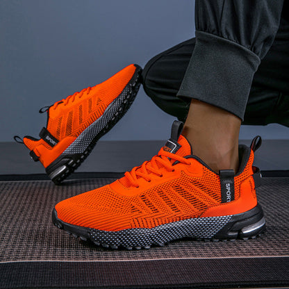 Sportowe buty ortopedyczne z siateczki — z podparciem łuku stopy i amortyzacją przyjazną dla kolan