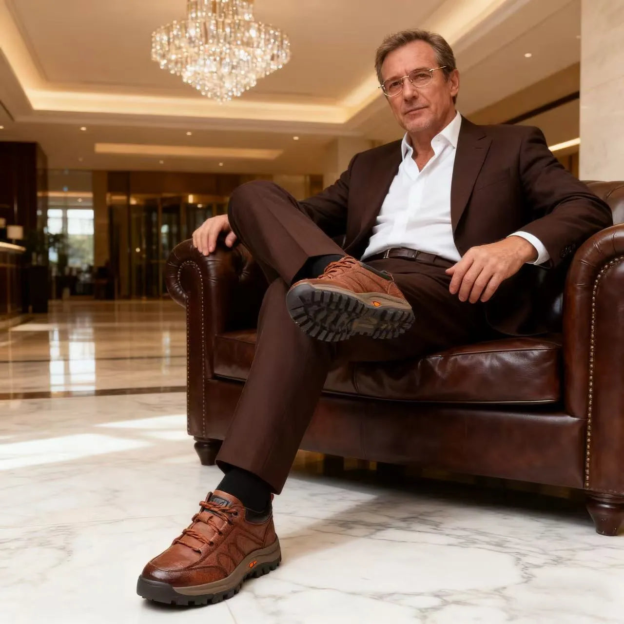 Ergonomiczne, ortopedyczne buty skórzane — najwyższej jakości włoska skóra bydlęca, podparcie łuku stopy i ulga w bólu stóp
